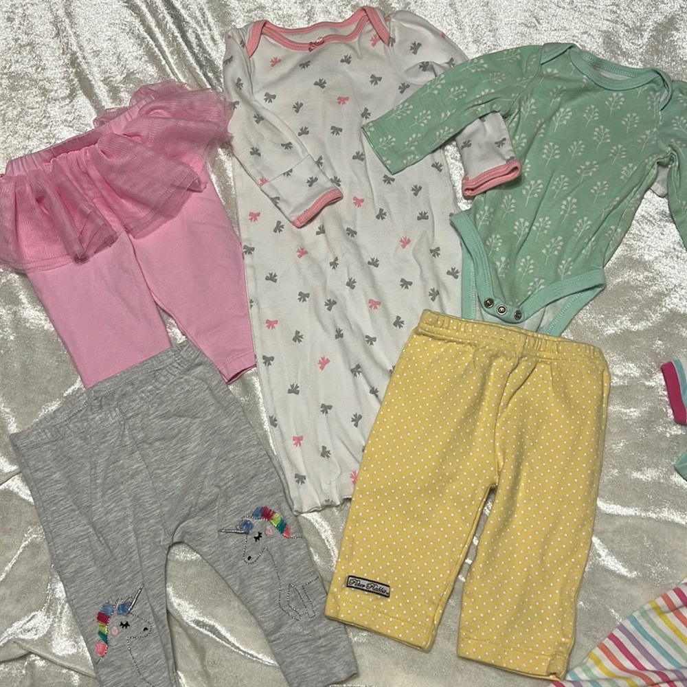 Lot of 0-9M Baby Girl Clothes